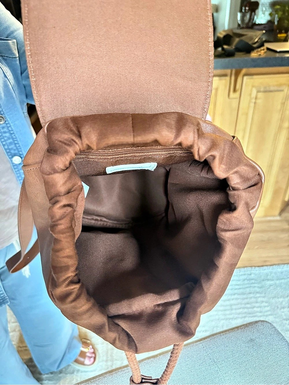 Universal Thread Backpack in Brown - Picture 9 of 9